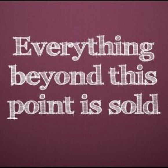 Not for sale...