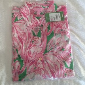 Lilly Pulitzer Jupiter Island tunic Pink Colony XS