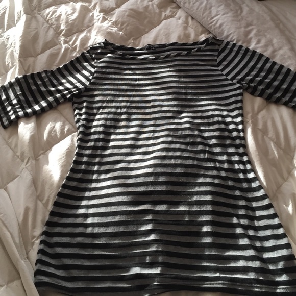Black and grey top
