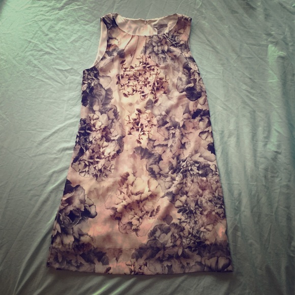 Grey/Purpley Pink Floral Dress!