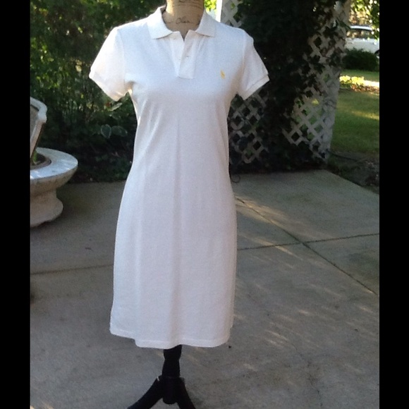 White Ralph Lauren polo dress!
