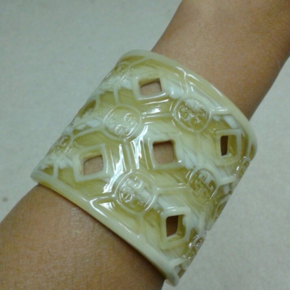 Tory Burch lattice cuff bracelet
