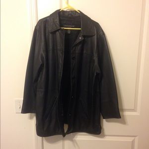 Centigrade Black Leather coat