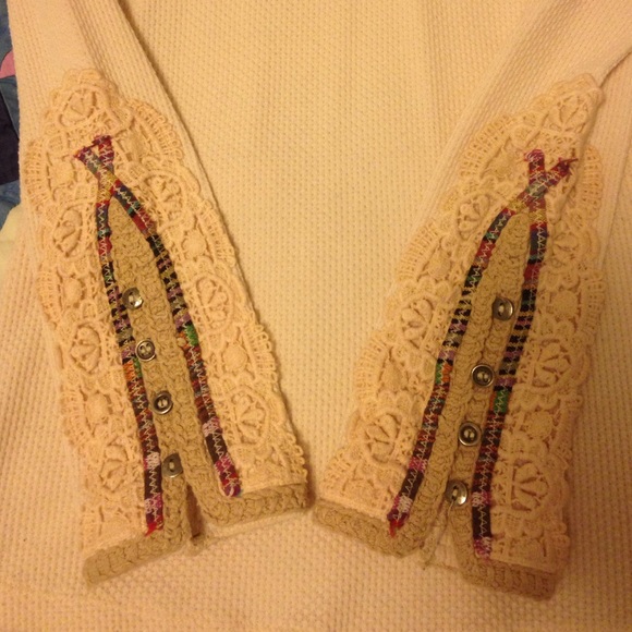 Free People scoop neck thermal top