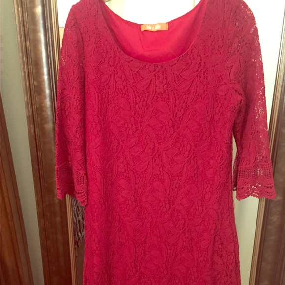 Red dress