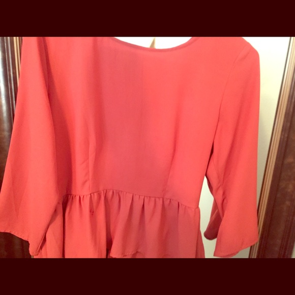 Orange plum shirt