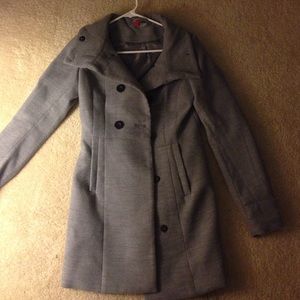 Warm Grey Winter Trench