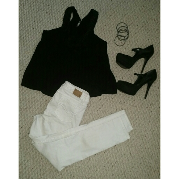 Charlotte Russe Tops - ✳Charlotte Russe Black Dressy Top ✳ Charlotte Russe Tops - ✳Charlotte Russe Black Dressy Top ✳