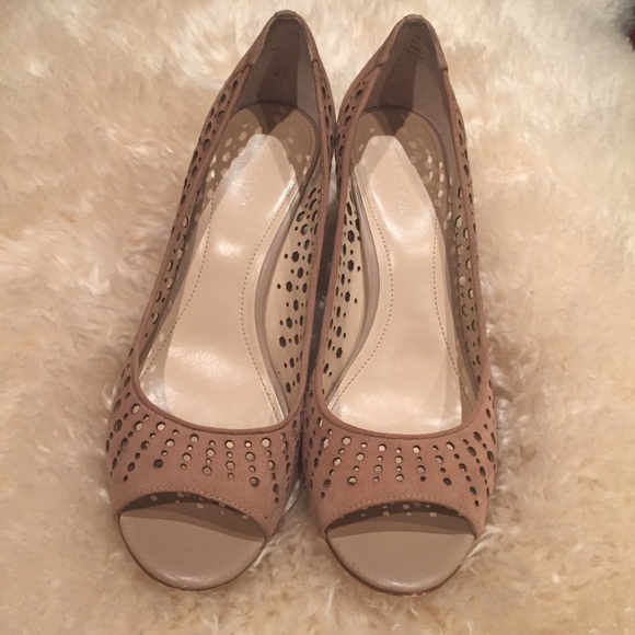 Calvin Klein Suede Wedge ---  super cute