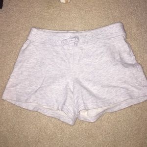 Grey workout shorty shorts