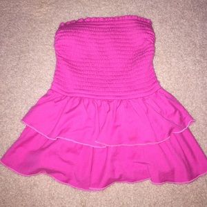 Adorable summer strapless top from Hollister!