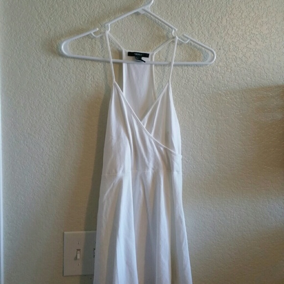 White pool dress