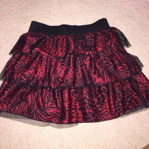 Amazing red and black glitter skirt!