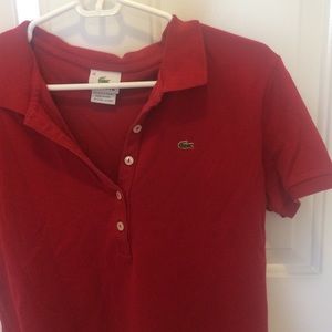 red Lacoste - 4 button