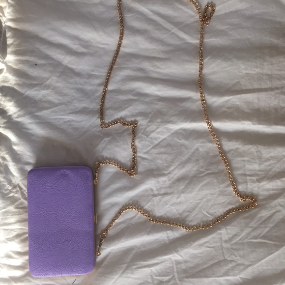 Purple wallet crossbody