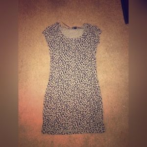 Cheetah print dress