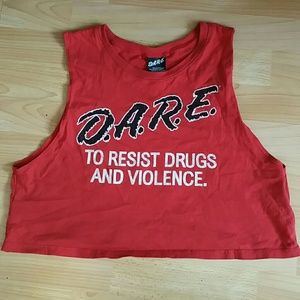D.A.R.E. crop top