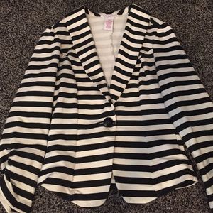 XS striped blazer