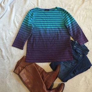 Le Minor for Madewell-Dip dyed Tee