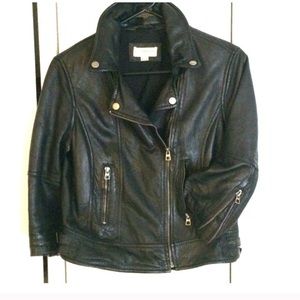 Black genuine leather moto jacket OFFERS WELCOME!