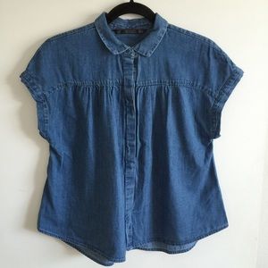 Zara Denim Button Up