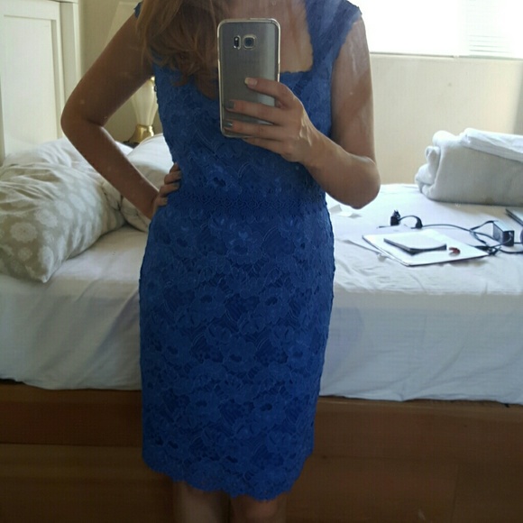 BRAND NEW! Beautiful blue Ann Taylor dress