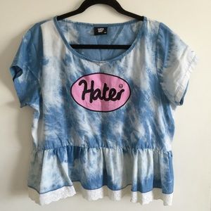 Lazy Oaf Hater Crop Top