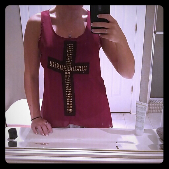 Cross tank top - Picture 1 of 2