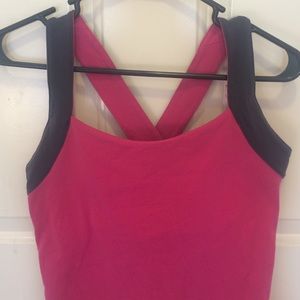 Lucy Pink work out top
