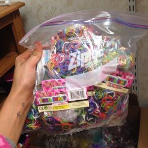 A big bag of loom bands