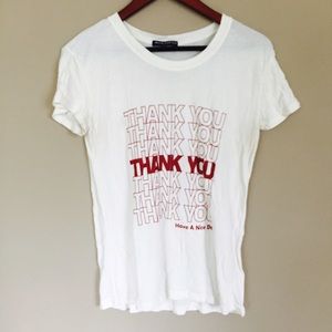 Brandy Melville "Thank You" tee
