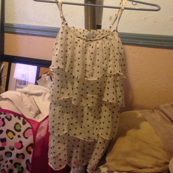 polka dot tank top, barely worn.