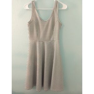 Gingham Scoop Back Dress
