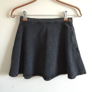 American Apparel Grey Circle Skirt