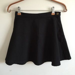 American Apparel Black Circle Skirt