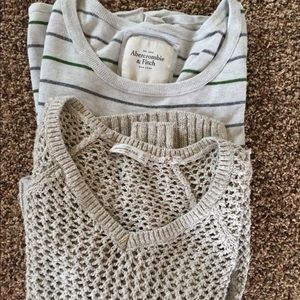2 Abercrombie sweaters