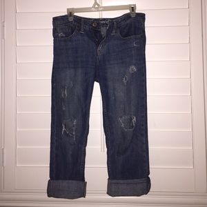 AE boyfriend capris jeans