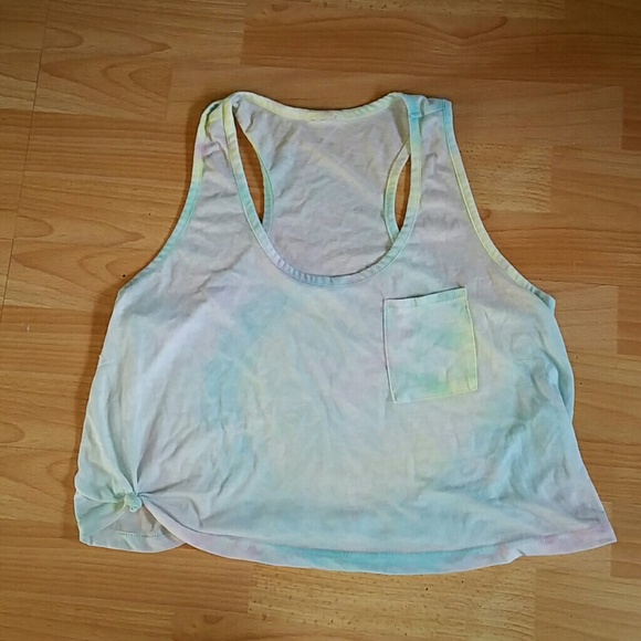 Pastel tye dye top