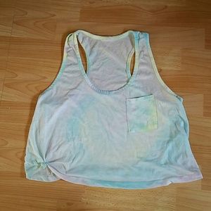 Pastel tye dye top