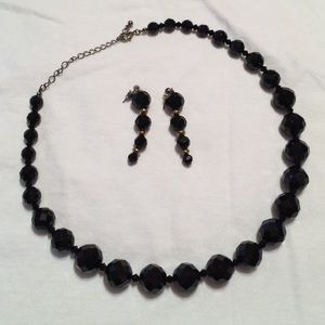 Necklace with matching earrings