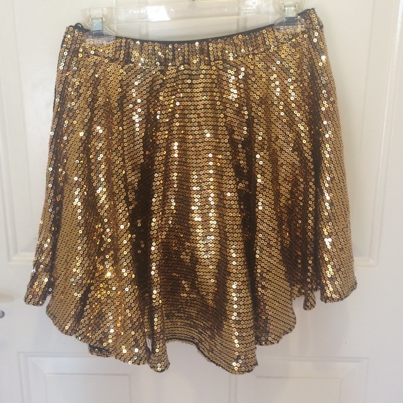 Sequin Skater Skirt