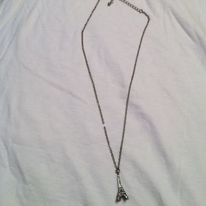 An Eiffle Tower necklace