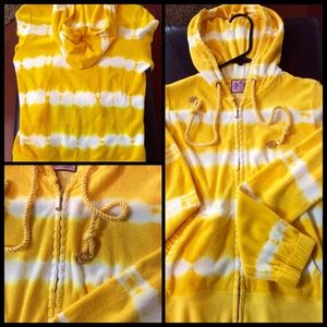 Juicy Couture limited edition tie dye terry jacket