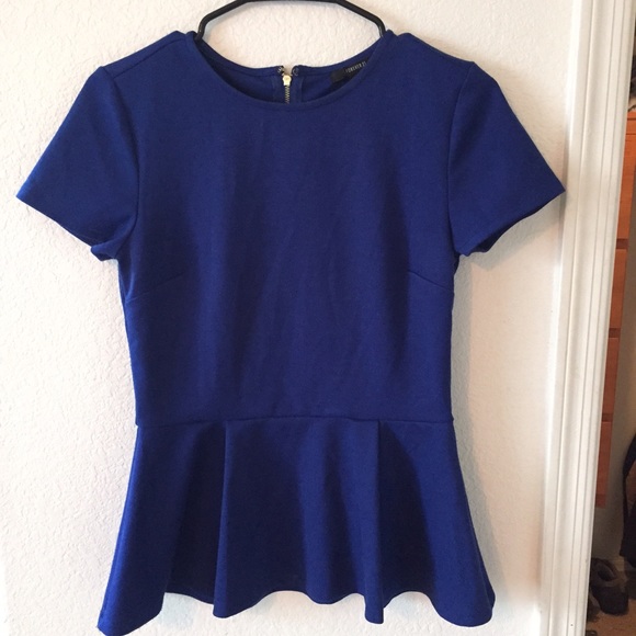 Forever 21 royal blue peplum top