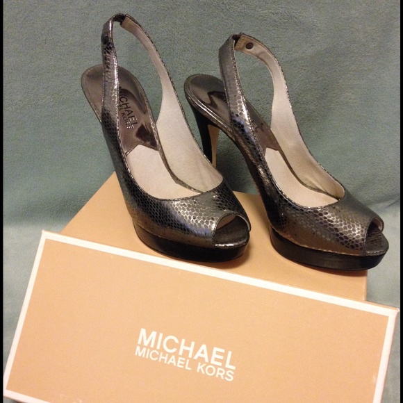 Michael Kors Peep Toe Pumps