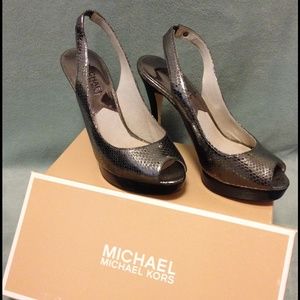 Michael Kors Peep Toe Pumps