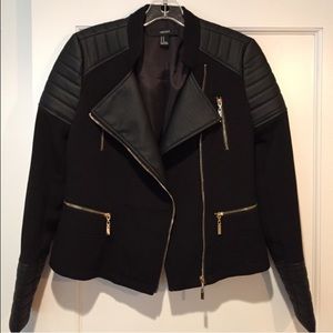 Forever 21 ribbed Leather jacket
