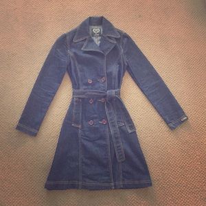 Denim Trench Coat