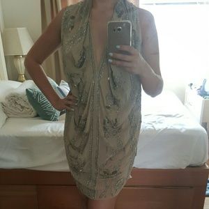 AllSaints Hand made beaded dress