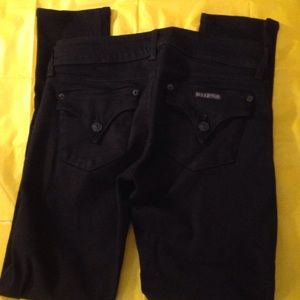 Hudson skinny Collin black jeans